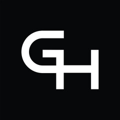Initial Letter GH Logo Design Outstanding Creative Modern Symbol  Sign