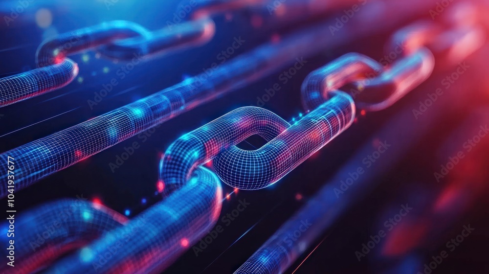 Poster exploring the future of connectivity the evolution of digital chains in technology
