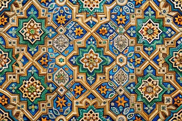 Medieval Quatrefoil Pattern: Abstract Moroccan Geometry for Church Backgrounds