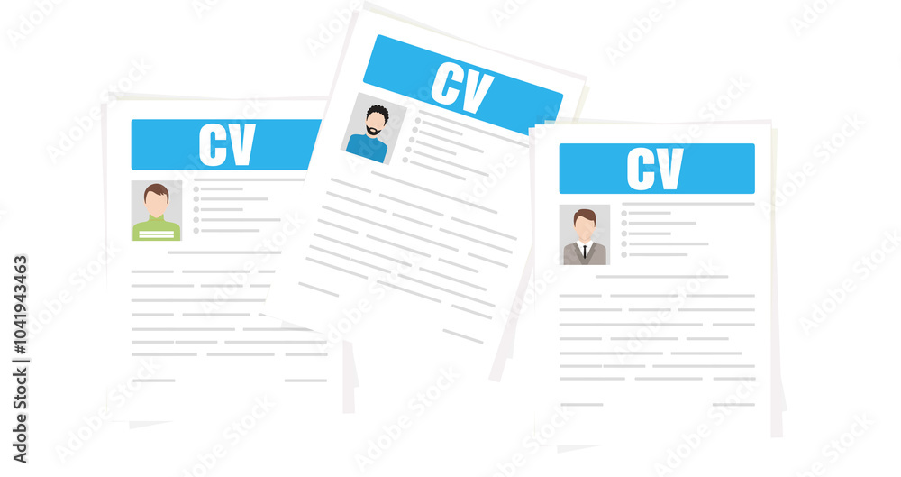 Poster business process management and automation concept with person moving wooden pieces on flowchart dia