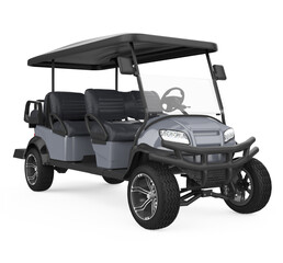 Golf Cart Isolated