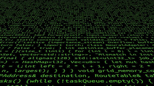 Conceptual java code of web page or javascript programming concept. Simulation of abstract software computer programming code.