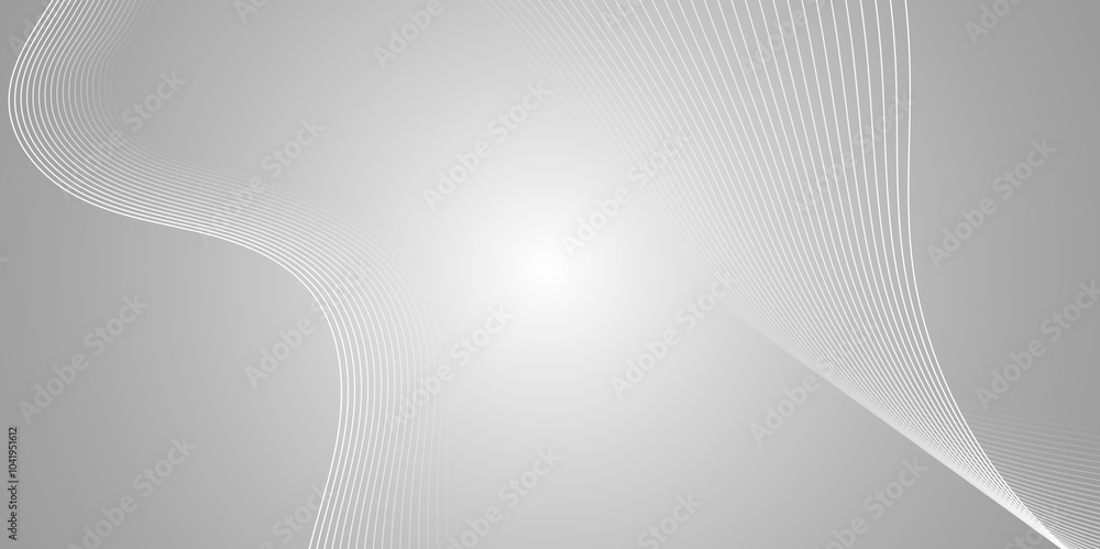 Sticker White and gray gradient abstract background wallpaper vector image.