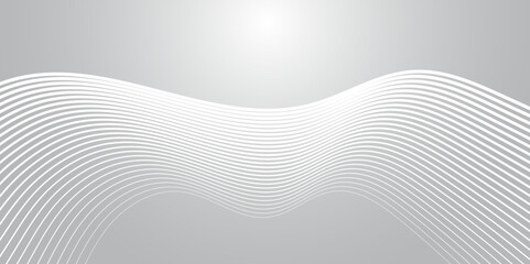 Grey gradient with curve line abstract background vector image for backdrop or presentation.