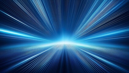 abstract clean blue burst light lines modern background
