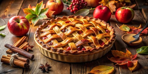 Fresh Homemade Apple Pie Perfect for Fall Gatherings