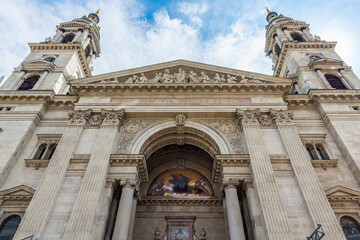 Obraz premium Saint Stephen's (Istvan's) Basilica in Budapest, Hungary.
