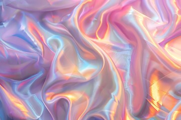 Obraz premium Abstract iridescent gradient background with smooth lines