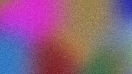 Colorful Gradient and Grainy Noise for Futuristic Poster Designs, Vibrant Poster Design with Gradient and Grainy Texture Effects