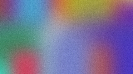 Colorful Gradient and Grainy Noise for Futuristic Poster Designs, Vibrant Poster Design with Gradient and Grainy Texture Effects