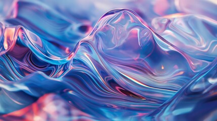 Glass wawes with designs