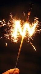 Captivating Sparkler Art Creating Magical Light Patterns with Fireworks for Celebrations