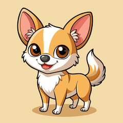 Obraz premium Cute dog vector illustration 