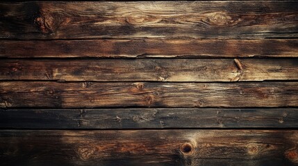 The texture of old brown wood. The background is made of old wood with texture. View from above