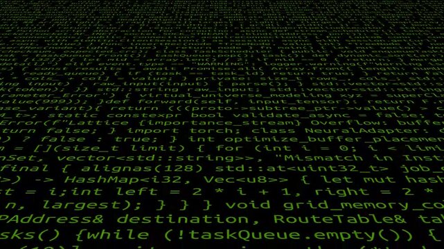 Conceptual java code of web page or javascript programming concept. Simulation of abstract software computer programming code.