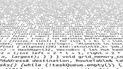 Conceptual java code of web page or javascript programming concept. Simulation of abstract software computer programming code.