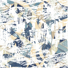  A seamless pattern of intertwining abstract lines.