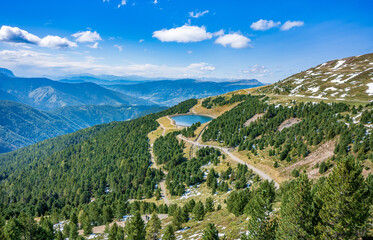  Landscape at Mount Plose in Trentino Alto Adige. South Tyrol, Italy.