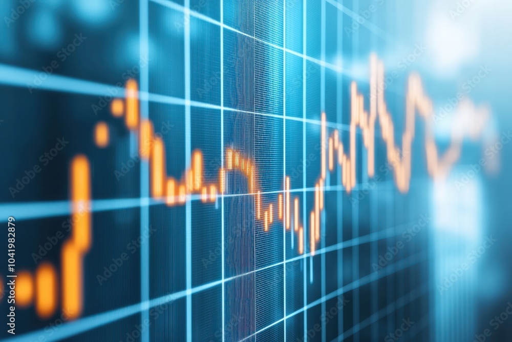 Aufkleber analyzing financial trends visualizing market data with graphs and charts for business insights