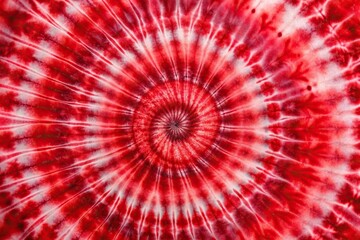 Red tie dye spiral pattern background