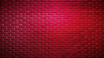 red neon brick wall texture pattern background
