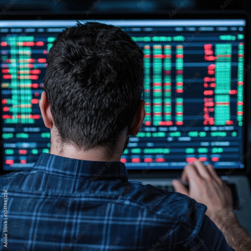 Poster analyzing market trends through data visualization for business insights and decision making