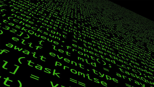 Conceptual java code of web page or javascript programming concept. Simulation of abstract software computer programming code.