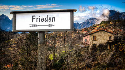 Signposts the direct way to Peace