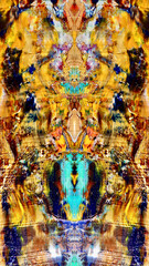 Abstract background art . Ethnic pattern. Mixtures of oil paint. Trendy hand painting canvas. Wall decor and Wall art prints Idea. 3D Texture. Art object