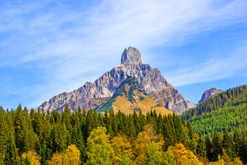 Die Sulzenalm und die Bischofsmütze in Filzmoos