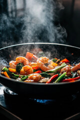 grilled chicken with vegetables