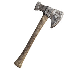 Iron Axe Used by Ancient People to Chop Trees