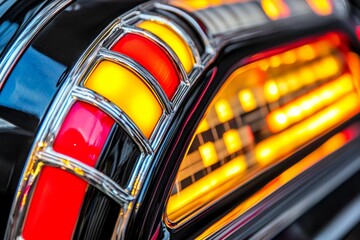 A classic jukebox, isolated on white, with colorful lights and a song selection panel