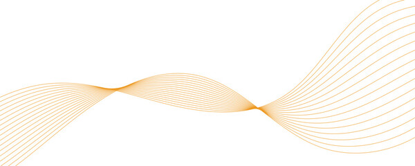 abstract background with orange waves