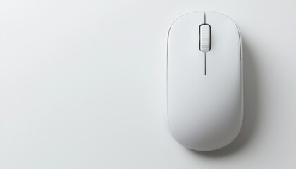 A compact gaming mouse, isolated on white, with RGB lighting effects and programmable buttons