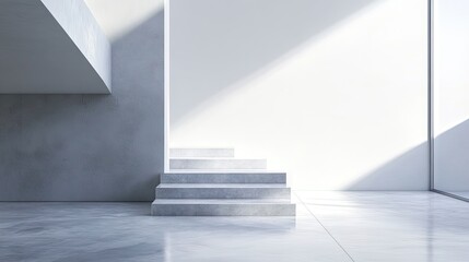 A soft white-to-silver gradient transitions smoothly, evoking calmness and depth, creating a tranquil atmosphere ideal