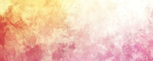 Obraz premium A soft pastel pink and yellow gradient background with grainy noise texture, perfect for design elements and adding a subtle artistic touch to projects