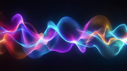 Incorporate flowing, undulating light patterns that ripple across the scene, resembling waves or streams of energy. 