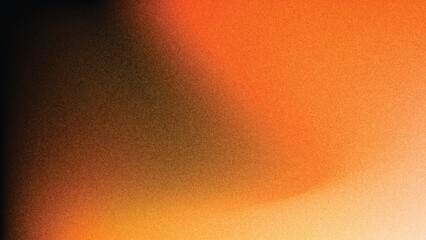 Orange Gradient Background, Abstract Orange Black Grainy Gradient With Lines Background Vector Design