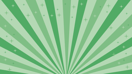 放射線　背景　緑　キラキラ　ベクター　イラスト