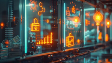 Corporate Reflection: Business Reputation and Success Symbolism in Photorealistic High Detail