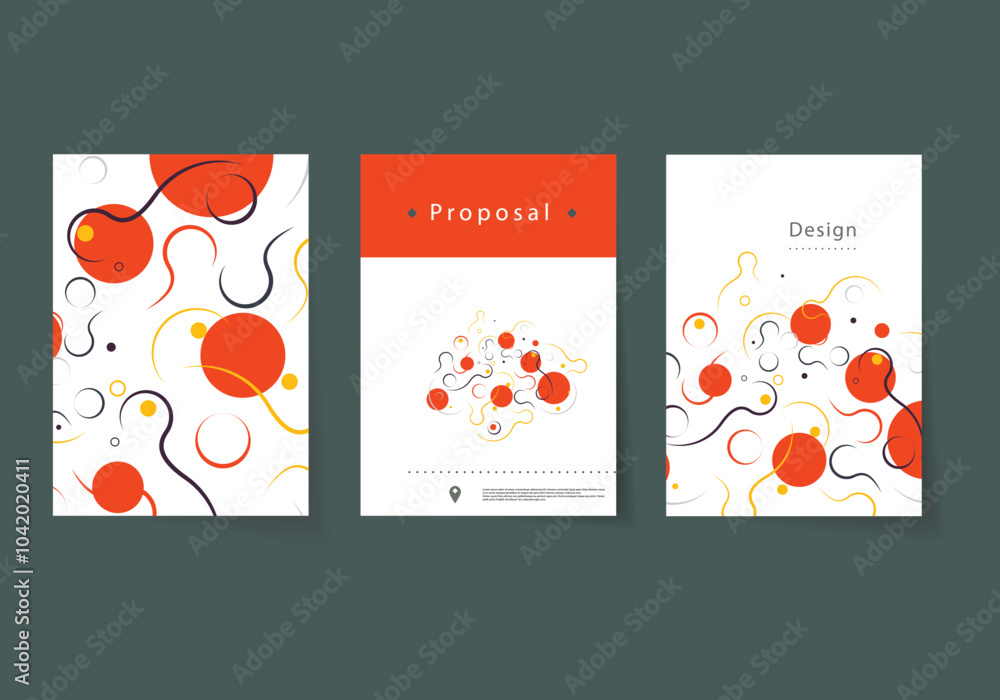 Poster graphic shape design vector background. abstract geometric modern backdrop for flyer or brochure