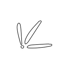 Frame Decoration Icon. Boho Outline Vector Illustration Style.