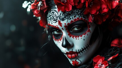 Stunning Halloween Makeup Design for Women Embrace the Spirit of the Festival with Creative Styles and Bold Colors