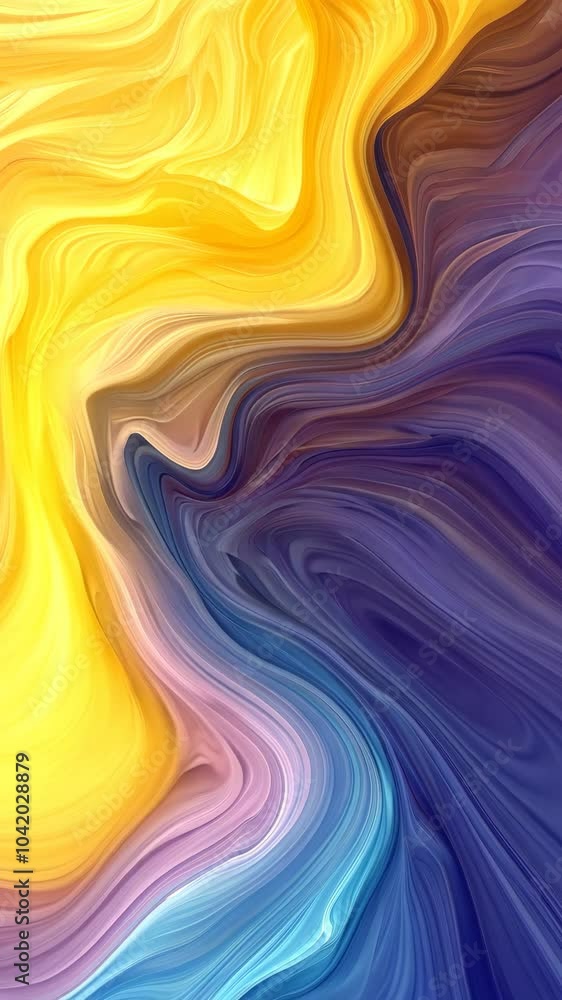Poster abstract background morphing and evolving