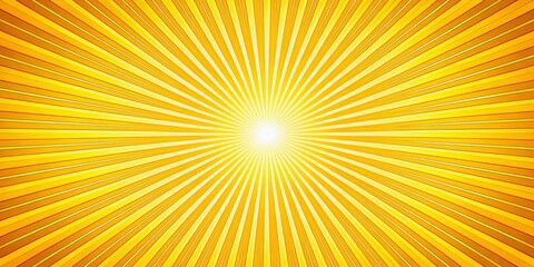 Obraz premium Striking Sunburst Pattern in Yellow with Dynamic Rotating Stripes for Eye-Catching Visuals