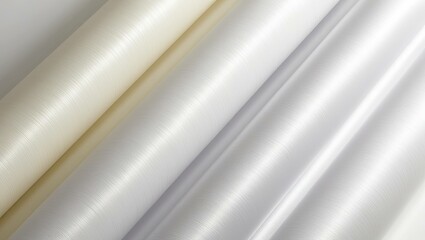 Obraz premium Soft and Elegant Ivory Silk Drapery Texture for Wallpapers