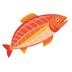 Fototapeta premium illustration of fish