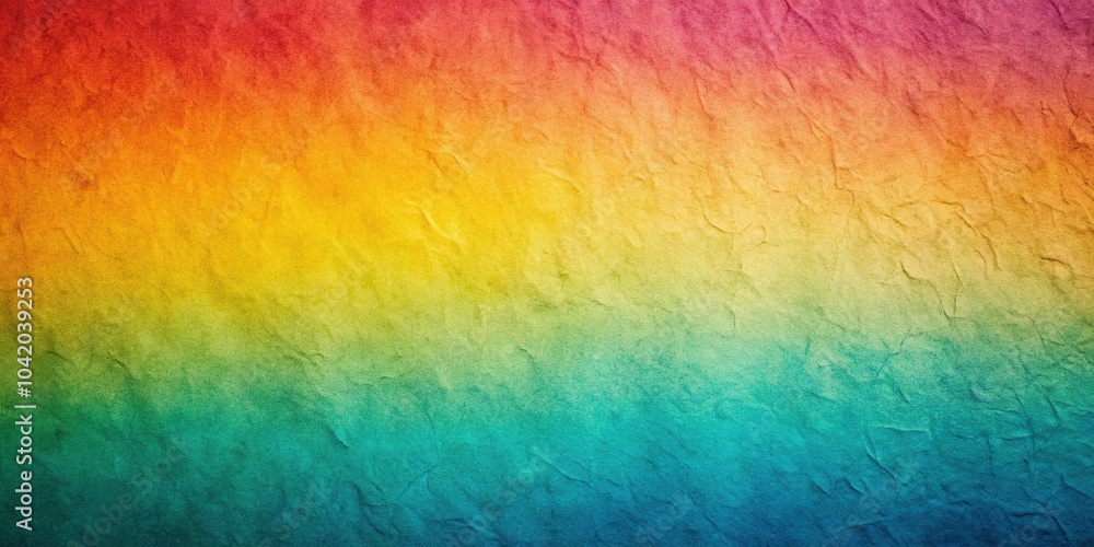 Poster colorful gradient abstract background with rough paper texture