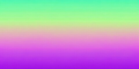 Obraz premium Colorful gradient background with purple, neon green, and peach pastel colors fading into each other